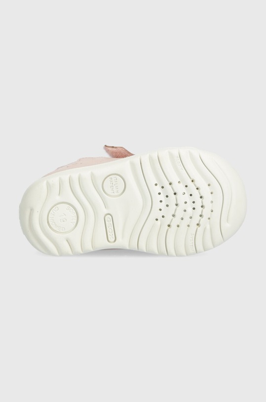 Geox sneakersy skórzane dziecięce MACCHIA B364PC.08510.18.26 różowy