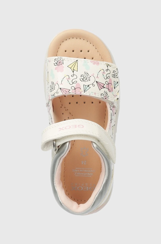 Dětské sandály Geox SANDAL TAPUZ bílá B450YA.000BC.18.26