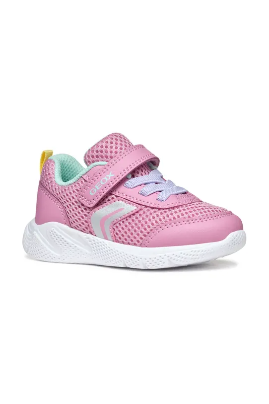 Geox sneakersy dziecięce SPRINTYE imitacja skóry licowej różowy B454TD.01454.20.27