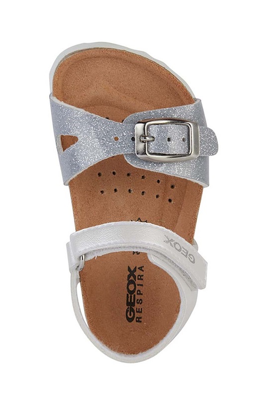 Geox sandale copii SANDAL CHALKI B922RA.0NFKC.24.27 argintiu