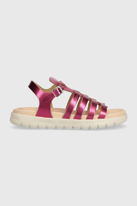 Detské kožené sandále Geox SANDAL SOLEIMA fialová J35GSB.000CF.36.39