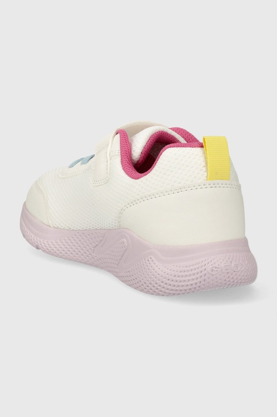 Dziewczynka Geox sneakersy dziecięce SPRINTYE J36FWB.01454. biały