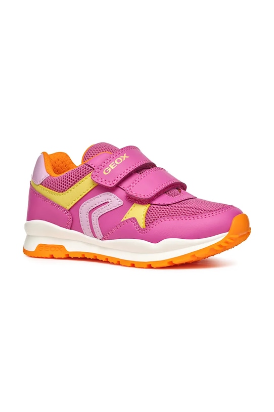 Detské tenisky Geox PAVEL imitácia kože ružová J458CA.0BC14.24.27
