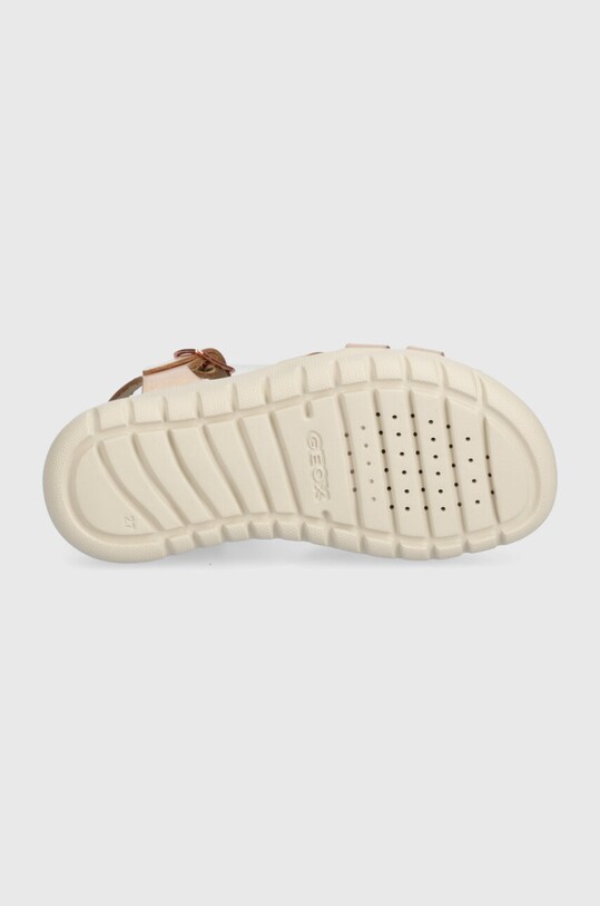 Geox sandale din piele pentru copii SANDAL SOLEIMA J45GSA.000CF.24.27 aur