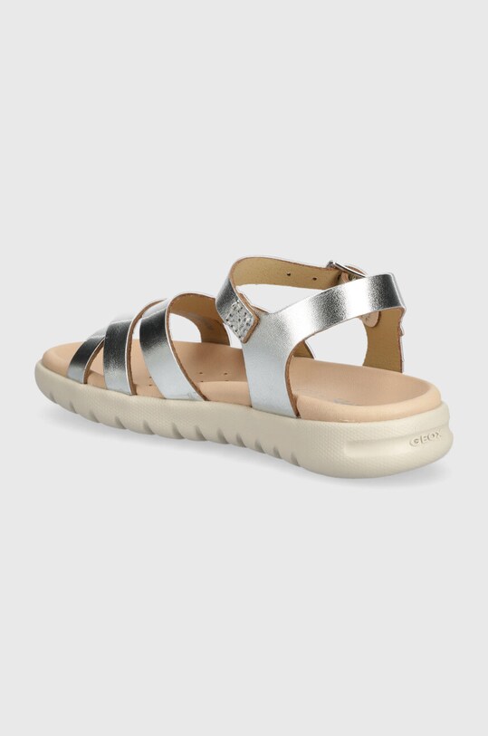 Dziewczynka Geox sandały dziecięce SANDAL SOLEIMA J45GSA.000CF.28.35 srebrny