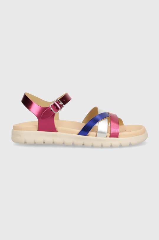 Geox sandały skórzane dziecięce SANDAL SOLEIMA J45GSA.000CF.36.39 fioletowy SS25