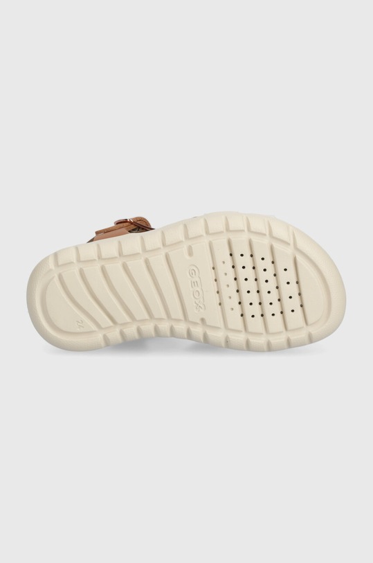 Geox sandały skórzane SANDAL SOLEIMA J45GSA.043CF.24.27 brązowy