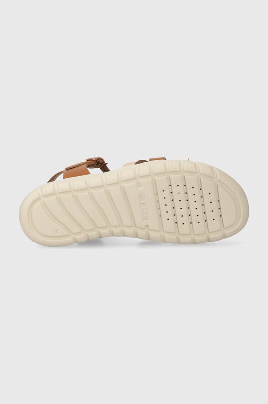 Geox sandale din piele pentru copii SANDAL SOLEIMA J45GSA.043CF.28.35 maro