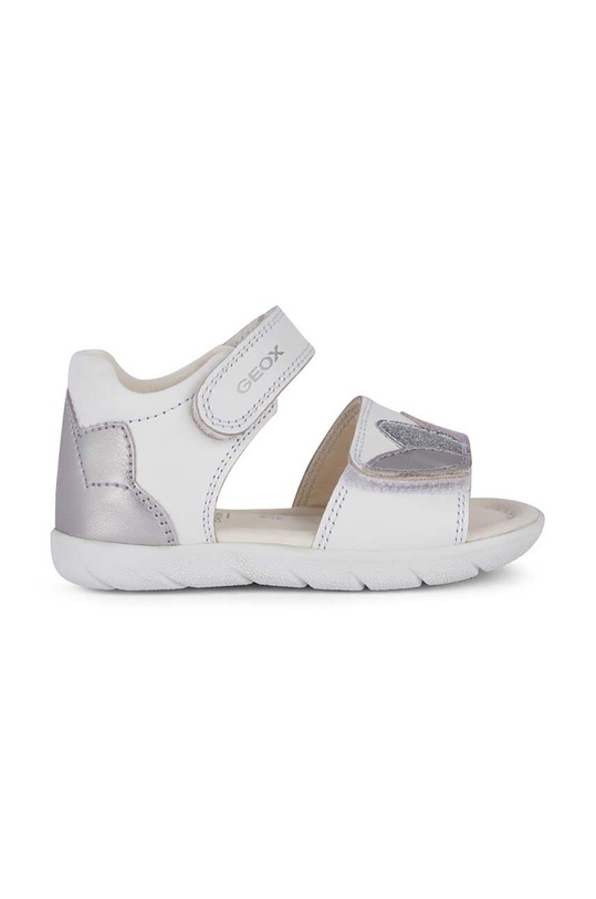 Detské kožené sandále Geox SANDAL ALUL biela B451YB.085NF.24.27