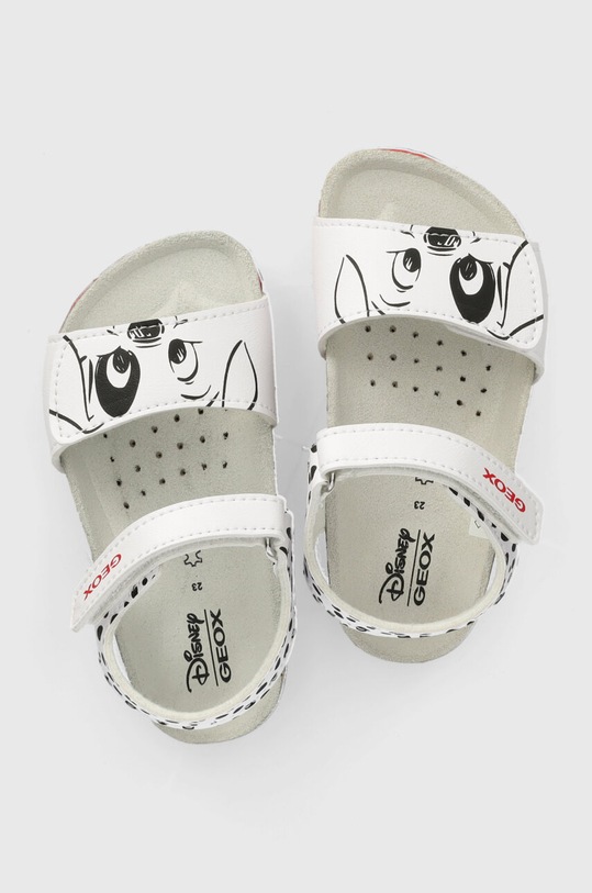 Dětské sandály Geox x Disney, SANDAL CHALKI bílá B452RB.0003W.20.23