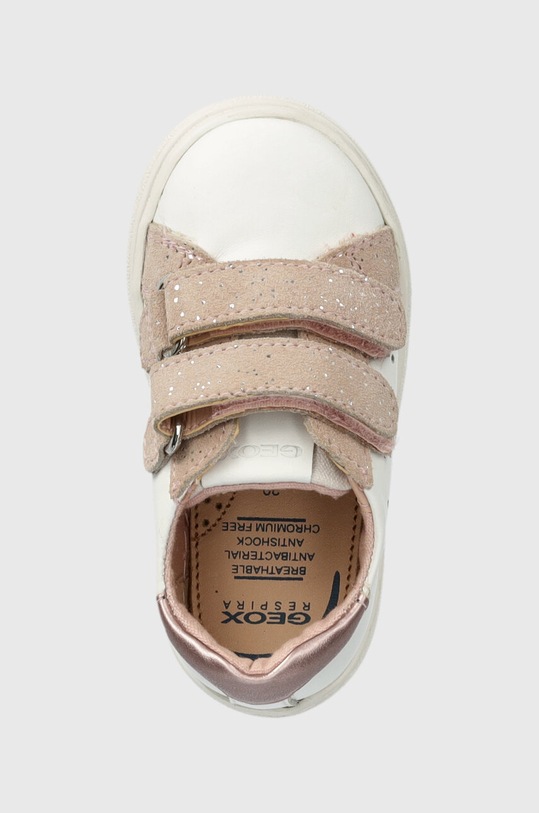 Geox sneakersy skórzane dziecięce NASHIK różowy B453HB.085BS.20.23