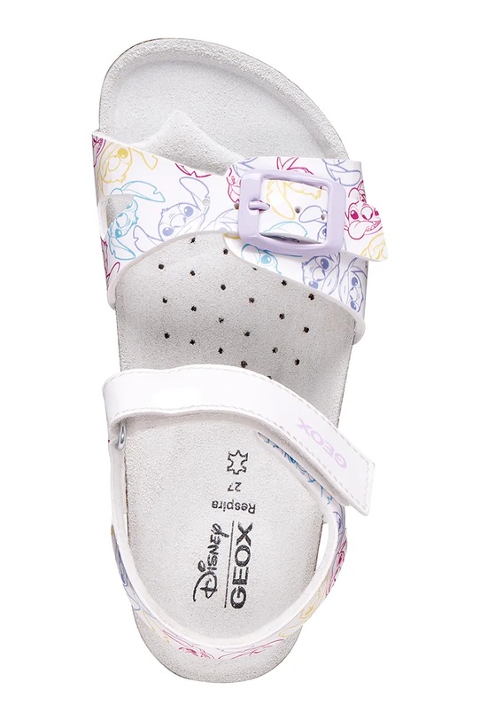 Geox сандали обувки с отворена пета за деца ADRIEL x Lilo & Stitch J158MC.000FC.28.35 бял