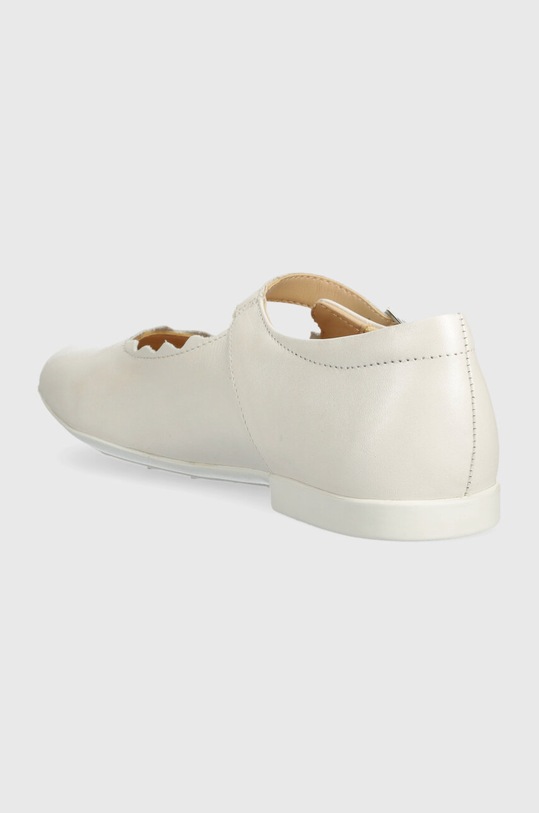 Dziewczynka Geox baleriny skórzane dziecięce JR PLIE J4555C.00044.28.35 biały