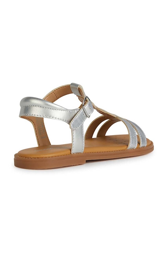 Dievča Detské sandále Geox J4535H.0NFQD.24.27 strieborná