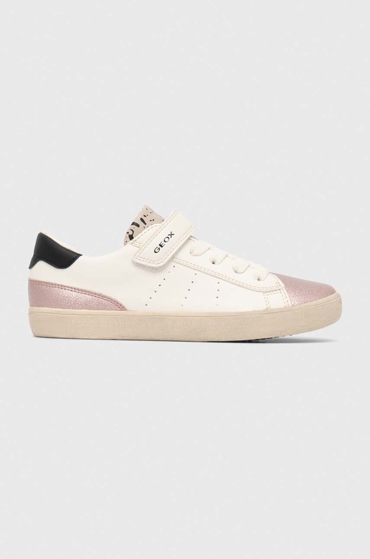 Geox sneakersy dziecięce imitacja skóry licowej beżowy J454ND.0BCQD.28.35