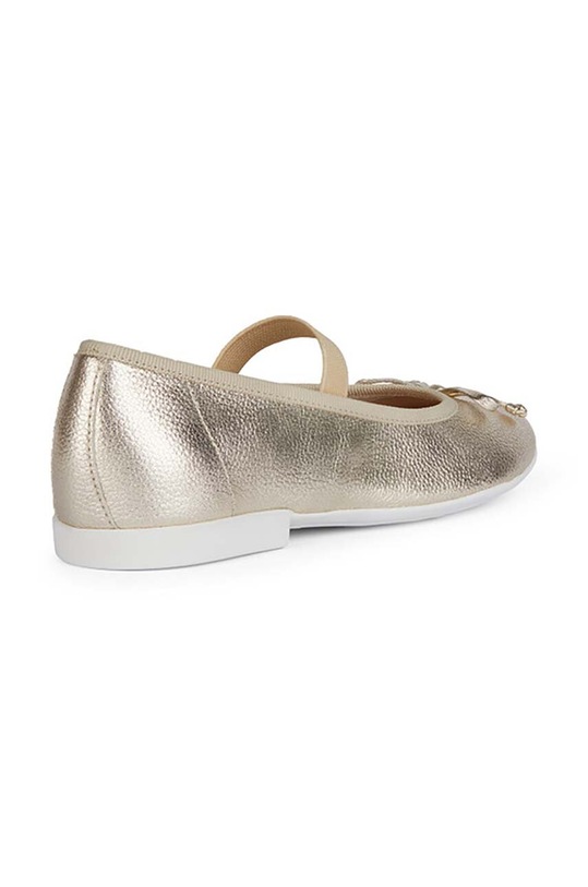 Dziewczynka Geox baleriny skórzane dziecięce J4555D.00044.24.27 złoty