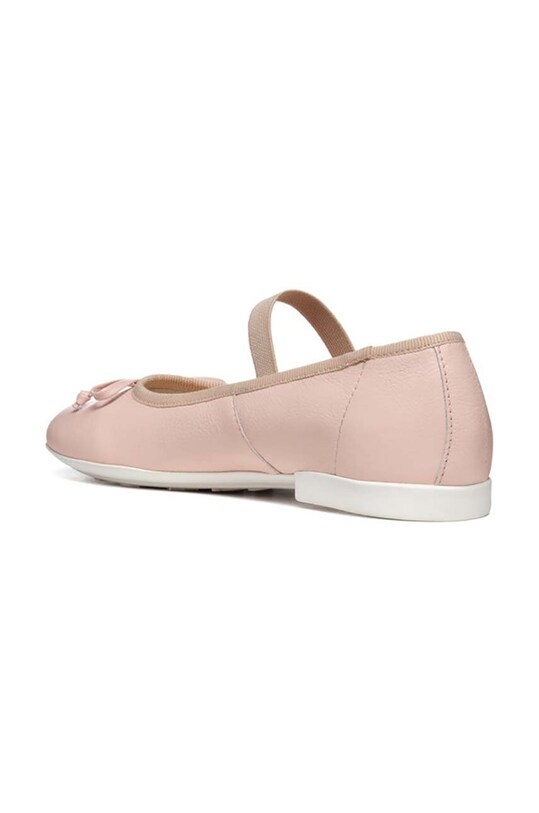 Geox balerini din piele pentru copii roz J4555D.00085.24.27