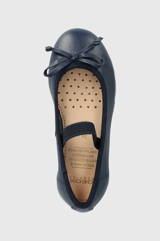 Detské kožené balerínky Geox tmavomodrá J4555D.00085.24.27