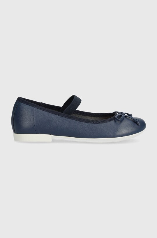 Geox balerini din piele pentru copii textil bleumarin J4555D.00085.28.35