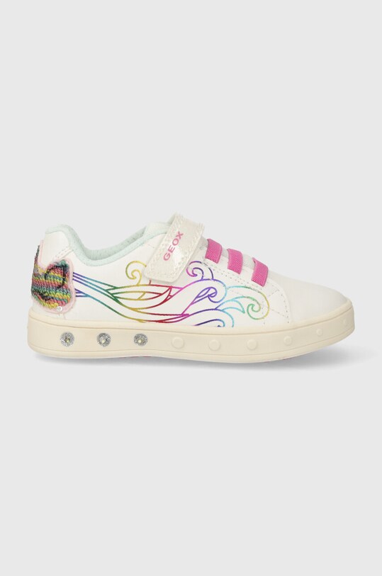 Geox sneakers pentru copii textil alb J458WC.000BC.24.27