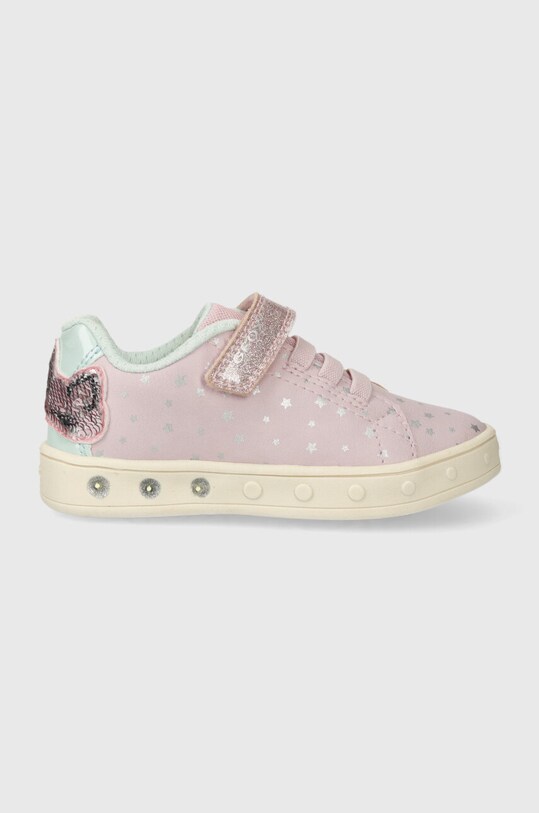 Dětské sneakers boty Geox imitace kůže růžová J458WC.00402.24.27
