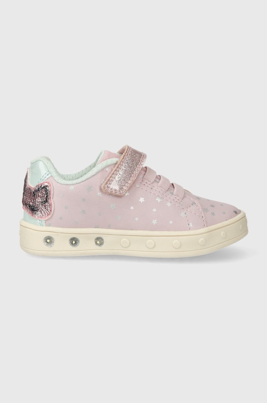 Geox sneakersy dziecięce imitacja skóry licowej różowy J458WC.00402.24.27