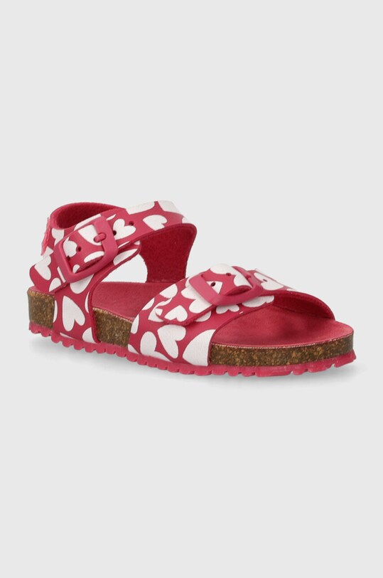 Agatha Ruiz de la Prada sandały dziecięce imitacja skóry licowej różowy 242941.20.27