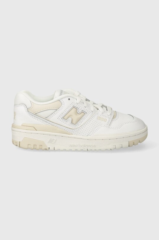 Detské tenisky New Balance GSB550BK usňová koža béžová GSB550BK