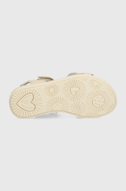 Garvalin sandale din piele pentru copii 242423.28.34 bej