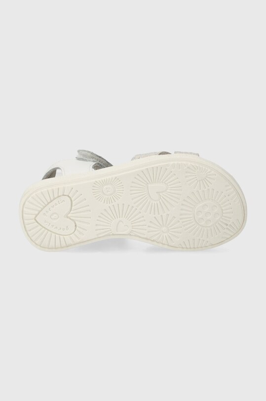 Garvalin sandale din piele pentru copii 242426.24.27 argintiu