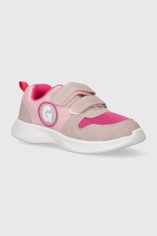 Garvalin sneakersy dziecięce imitacja zamszu różowy 242811.G