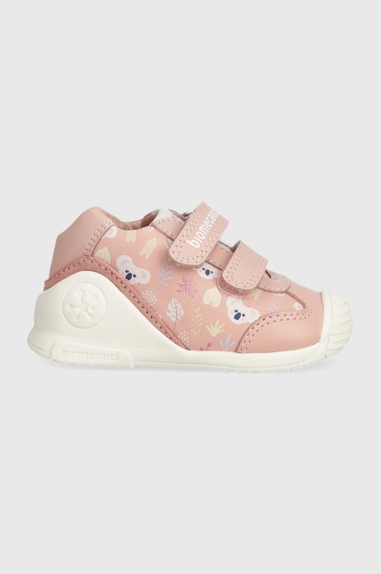 Biomecanics sneakersy skórzane dziecięce Produkt niemowlęcy różowy 242110