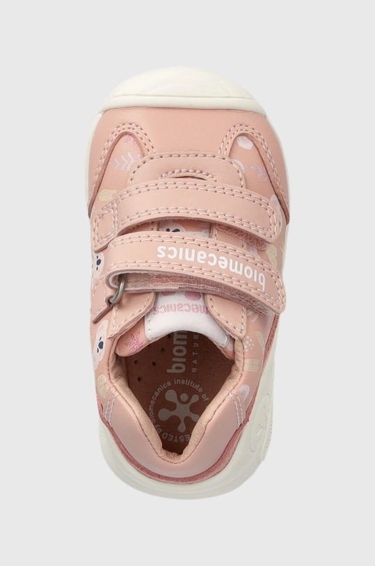 Biomecanics sneakersy skórzane dziecięce różowy 242110