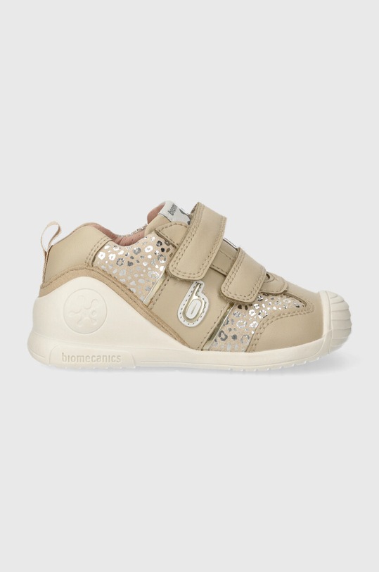 Biomecanics sneakersy skórzane dziecięce Produkt niemowlęcy beżowy 242111