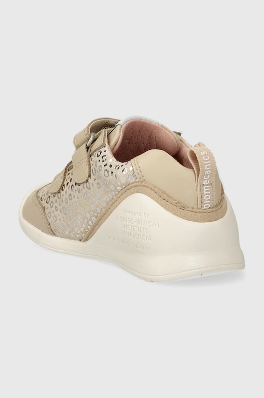 Dziewczynka Biomecanics sneakersy skórzane dziecięce 242111 beżowy