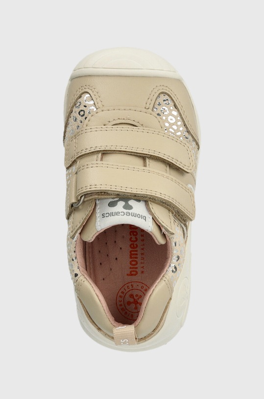 Biomecanics sneakersy skórzane dziecięce beżowy 242111