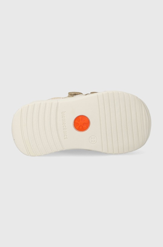 Biomecanics sneakersy skórzane dziecięce 242111 beżowy
