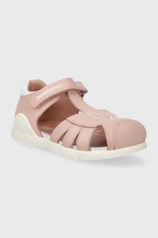 Biomecanics sandali in pelle bambino/a 242230.24.27 rosa SS24