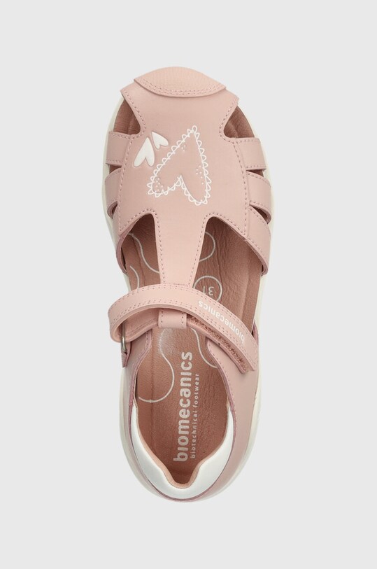 Dětské kožené sandály Biomecanics růžová 242230.28.32