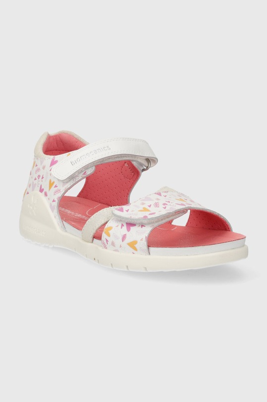 Biomecanics sandały skórzane dziecięce 242234.28.32 biały SS24