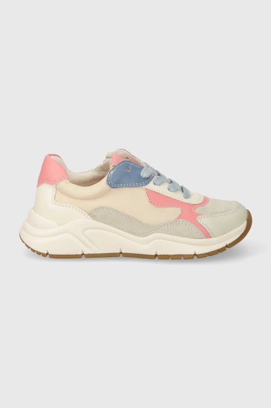 Geox sneakersy dziecięce skóra zamszowa beżowy J4597B.022FU.28.35