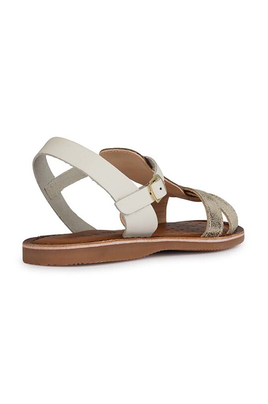 Fete Geox sandale din piele pentru copii J45BSE.08577.28.35 aur