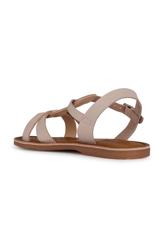 Geox sandale din piele pentru copii roz J45BSE.0BS85.28.35