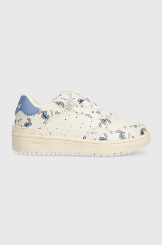 Geox sneakersy dziecięce x Disney imitacja skóry licowej beżowy J45HXF.000BC.24.27