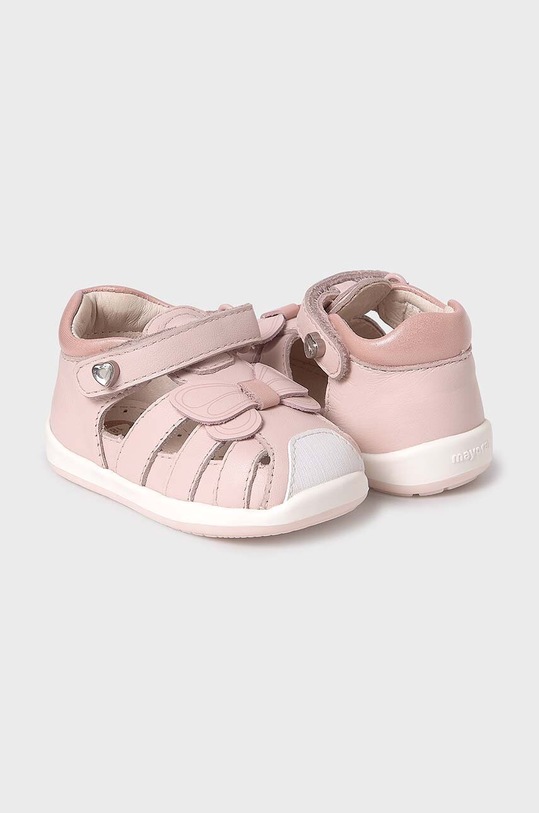 Mayoral sandały skórzane dziecięce Produkt niemowlęcy różowy 41519.18B.Baby