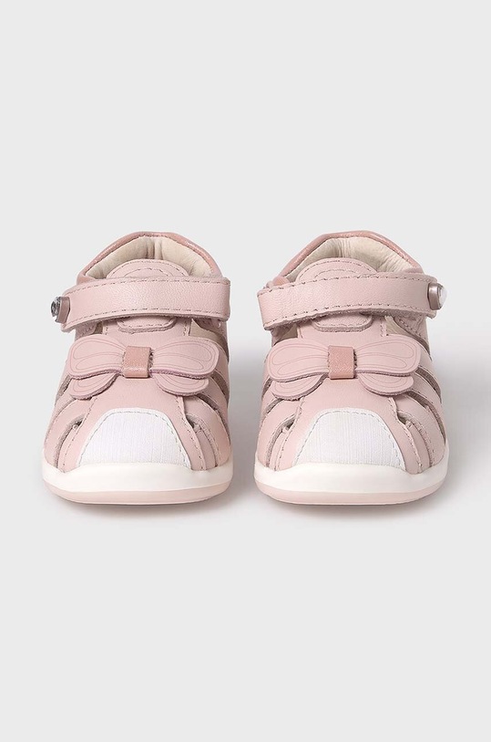 Dziewczynka Mayoral sandały skórzane dziecięce 41519.18B.Baby różowy