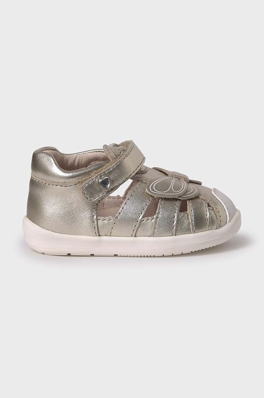 Детски сандали от кожа Mayoral 41519.18C.Baby злато SS24
