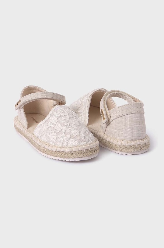 Dziewczynka Mayoral espadryle dziecięce 41555.42A.Baby beżowy