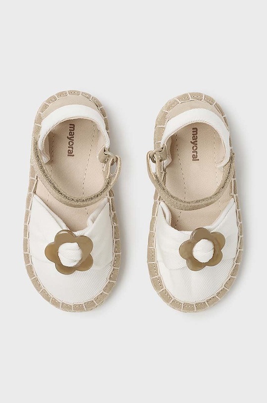 Mayoral espadryle dziecięce imitacja zamszu beżowy 41557.44B.Baby