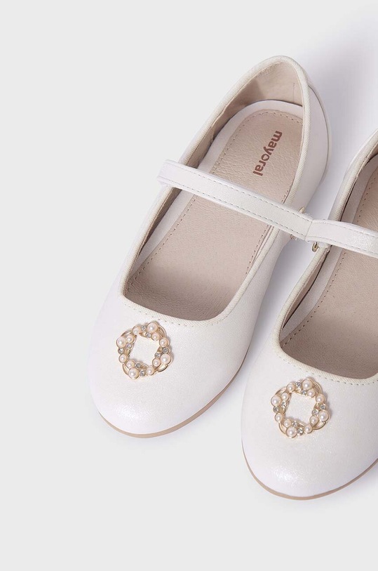 Dziewczynka Mayoral baleriny dziecięce 45526.51A.Mini biały